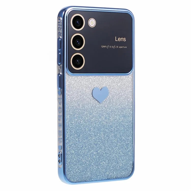 For Samsung Galaxy S23 Case TPU Shockproof Protection Gradient Glitter Phone Cover