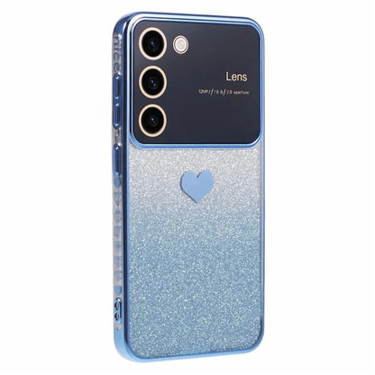 For Samsung Galaxy S23 Case TPU Shockproof Protection Gradient Glitter Phone Cover