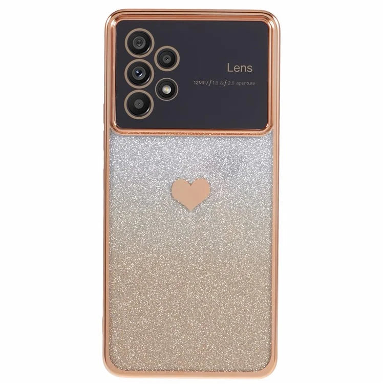For Samsung Galaxy A53 5G Soft TPU Cover Sparkly Glitter Protective Phone Case