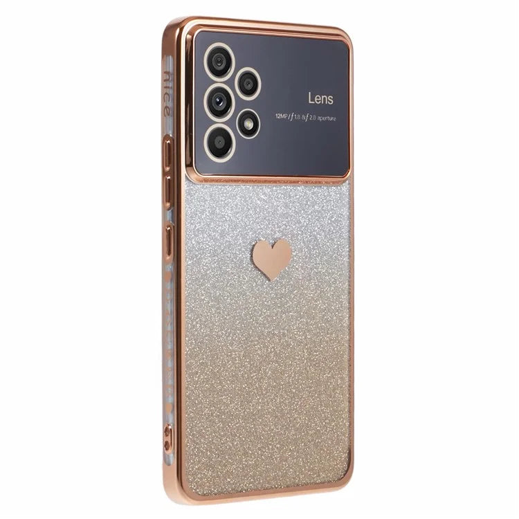 For Samsung Galaxy A53 5G Soft TPU Cover Sparkly Glitter Protective Phone Case