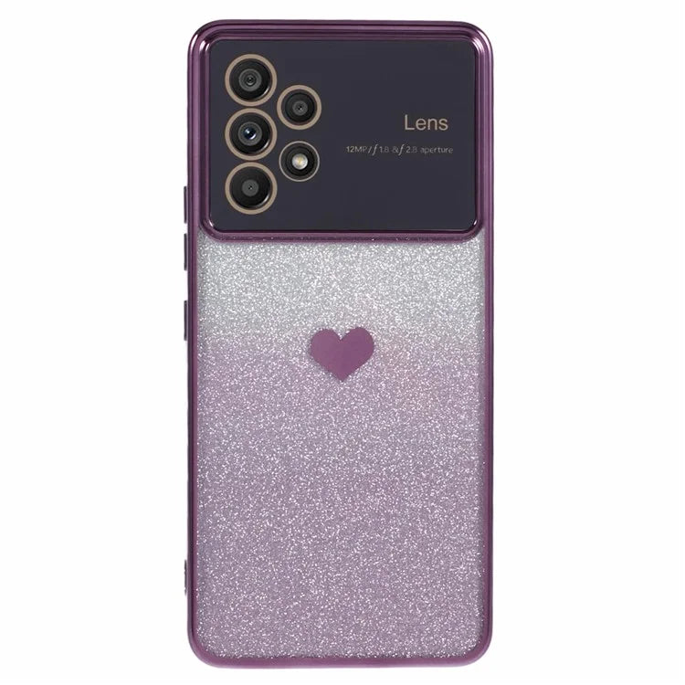 For Samsung Galaxy A53 5G Soft TPU Cover Sparkly Glitter Protective Phone Case