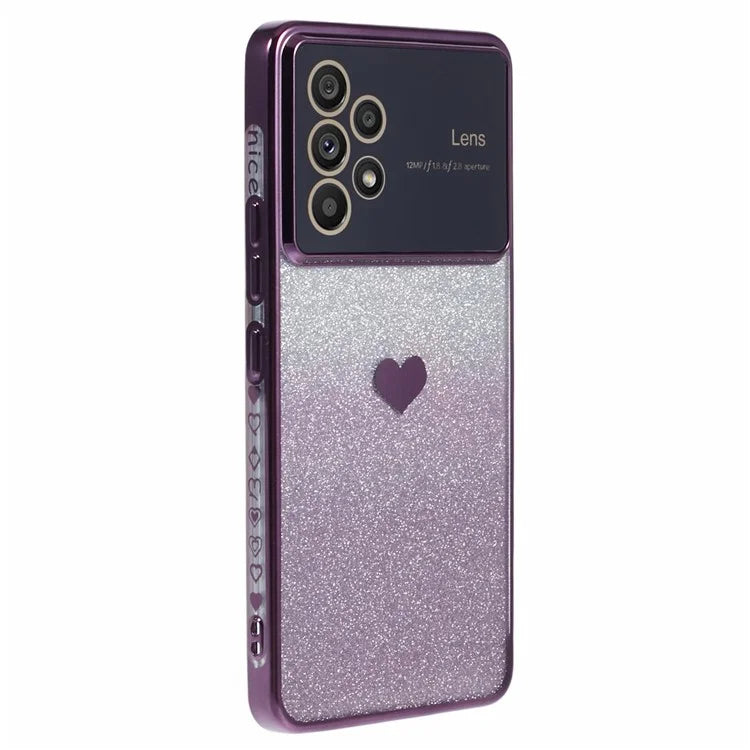 For Samsung Galaxy A53 5G Soft TPU Cover Sparkly Glitter Protective Phone Case