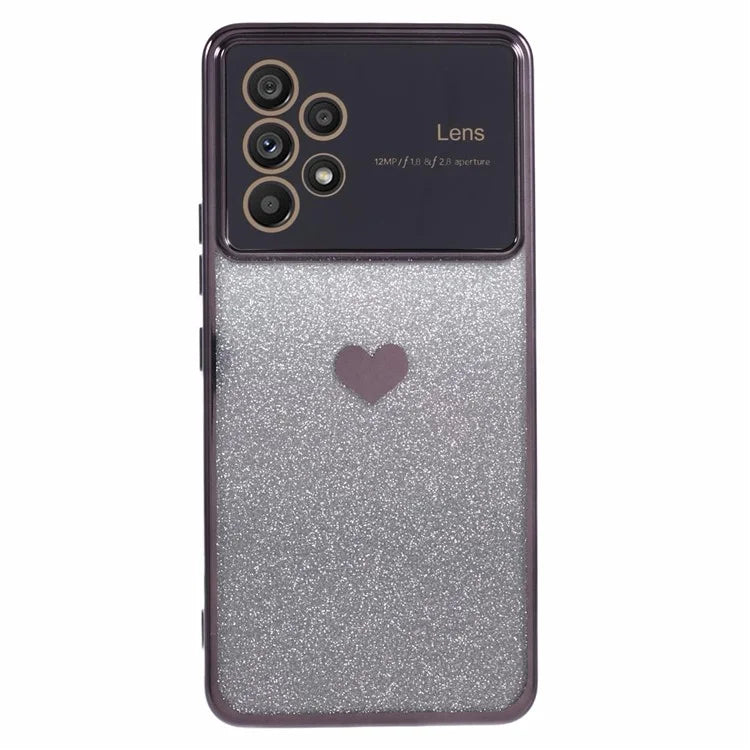 For Samsung Galaxy A53 5G Soft TPU Cover Sparkly Glitter Protective Phone Case