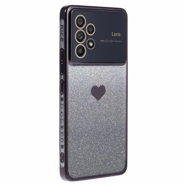 For Samsung Galaxy A53 5G Soft TPU Cover Sparkly Glitter Protective Phone Case