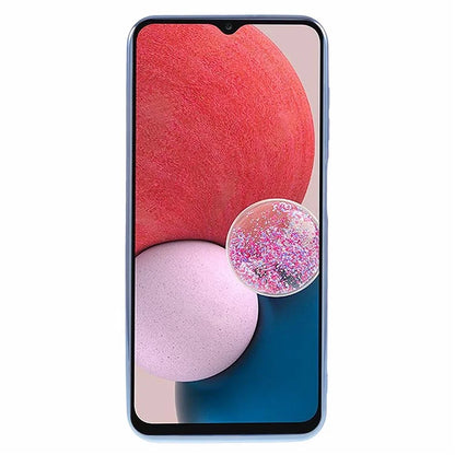 For Samsung Galaxy A13 4G Case Gradient Glitter TPU Phone Cover Love Heart Pattern