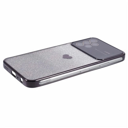 For Samsung Galaxy A13 4G Case Gradient Glitter TPU Phone Cover Love Heart Pattern