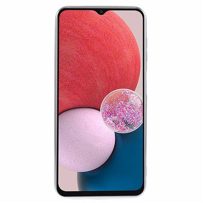 For Samsung Galaxy A13 4G Case Gradient Glitter TPU Phone Cover Love Heart Pattern