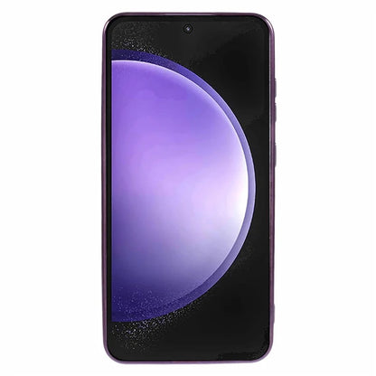 For Samsung Galaxy S23 FE Glitter Gradient Case Electroplating Edges TPU Phone Cover