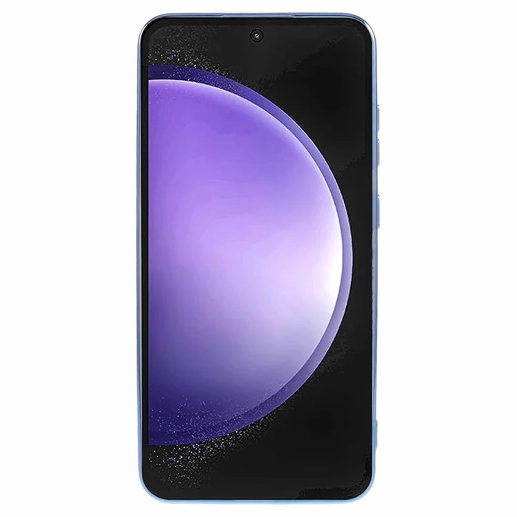 For Samsung Galaxy S23 FE Glitter Gradient Case Electroplating Edges TPU Phone Cover