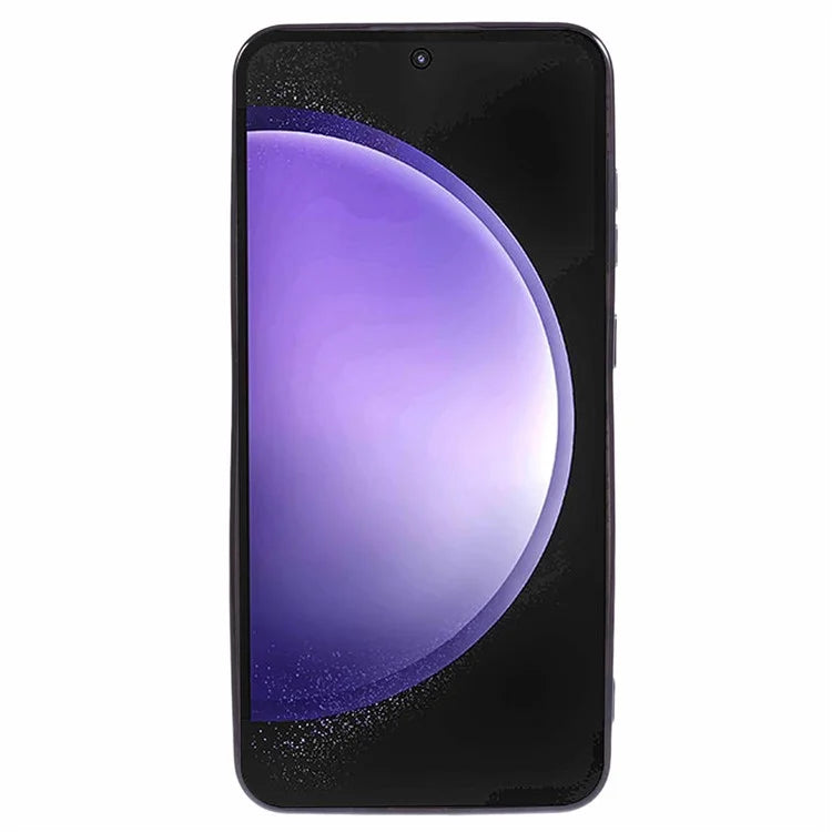 For Samsung Galaxy S23 FE Glitter Gradient Case Electroplating Edges TPU Phone Cover
