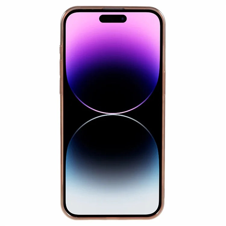For iPhone 14 Pro TPU Case Compatible with MagSafe Electroplating Slim Phone Cover