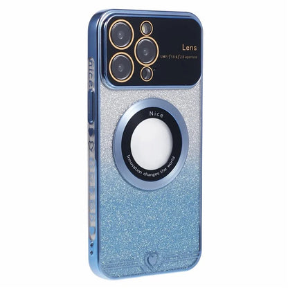 For iPhone 14 Pro TPU Case Compatible with MagSafe Electroplating Slim Phone Cover