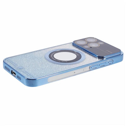 For iPhone 14 Pro TPU Case Compatible with MagSafe Electroplating Slim Phone Cover