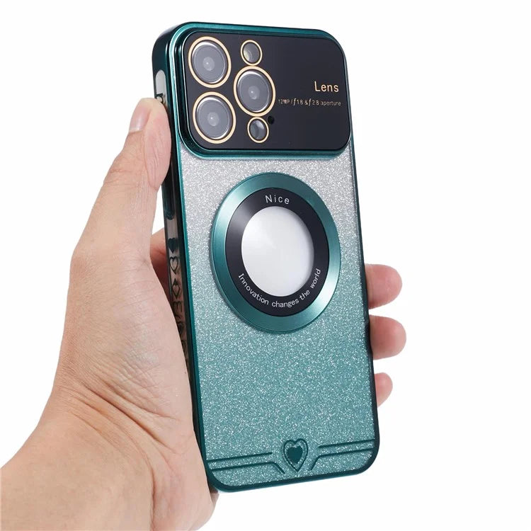 For iPhone 14 Pro TPU Case Compatible with MagSafe Electroplating Slim Phone Cover