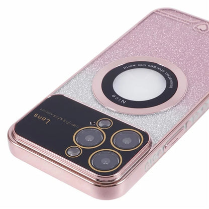 For iPhone 14 Pro TPU Case Compatible with MagSafe Electroplating Slim Phone Cover