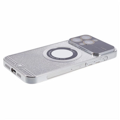 For iPhone 14 Pro TPU Case Compatible with MagSafe Electroplating Slim Phone Cover