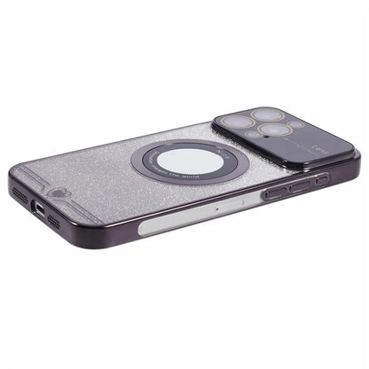 For iPhone 14 Pro TPU Case Compatible with MagSafe Electroplating Slim Phone Cover