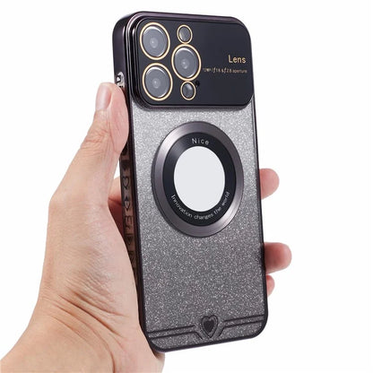 For iPhone 14 Pro TPU Case Compatible with MagSafe Electroplating Slim Phone Cover