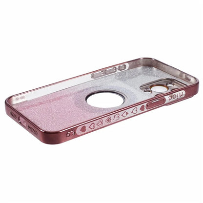 For iPhone 15 Pro Max Slim TPU Case Compatible with MagSafe Electroplating Phone Shell