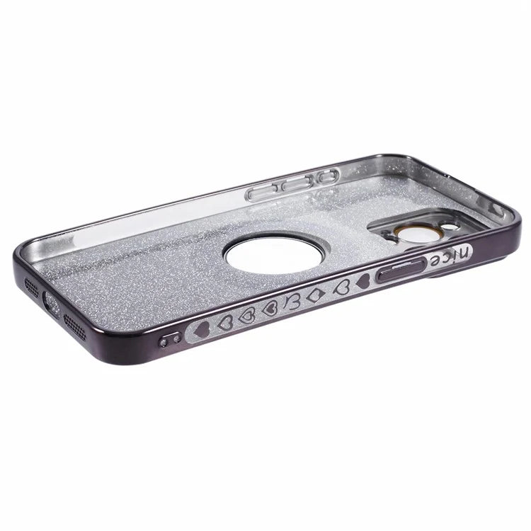 For iPhone 15 Pro Max Slim TPU Case Compatible with MagSafe Electroplating Phone Shell