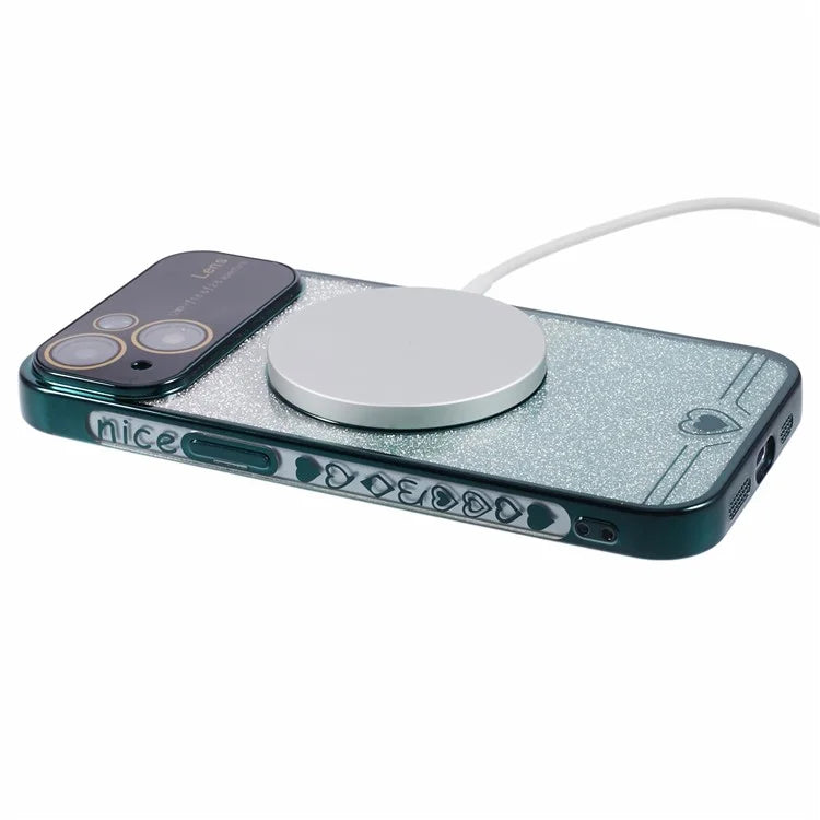 For iPhone 14 Plus Electroplating Case Compatible with MagSafe TPU Phone Cover