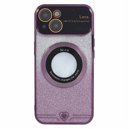 For iPhone 14 Slim Case Compatible with MagSafe Electroplating TPU Phone Cases