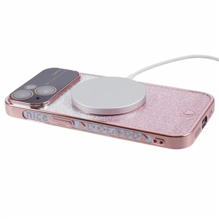 For iPhone 14 Slim Case Compatible with MagSafe Electroplating TPU Phone Cases