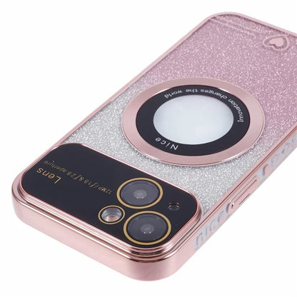For iPhone 14 Slim Case Compatible with MagSafe Electroplating TPU Phone Cases