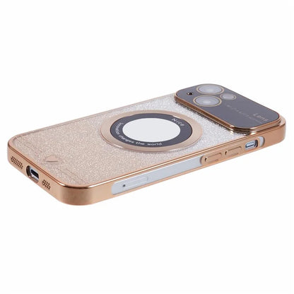 For iPhone 14 Slim Case Compatible with MagSafe Electroplating TPU Phone Cases