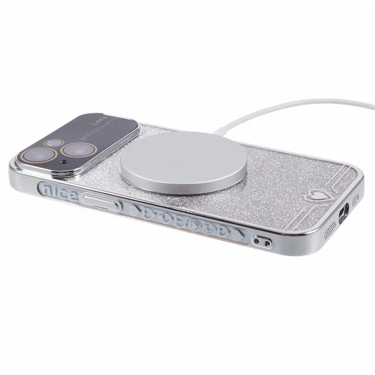 For iPhone 14 Slim Case Compatible with MagSafe Electroplating TPU Phone Cases