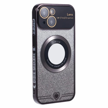 For iPhone 15 Plus Case Compatible with MagSafe Electroplating Slim TPU Phone Cover