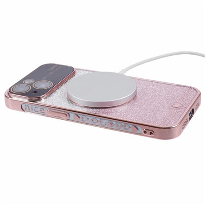 For iPhone 15 Plus Case Compatible with MagSafe Electroplating Slim TPU Phone Cover