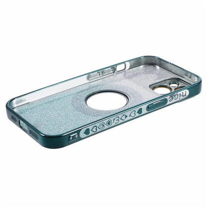 For iPhone 15 Plus Case Compatible with MagSafe Electroplating Slim TPU Phone Cover