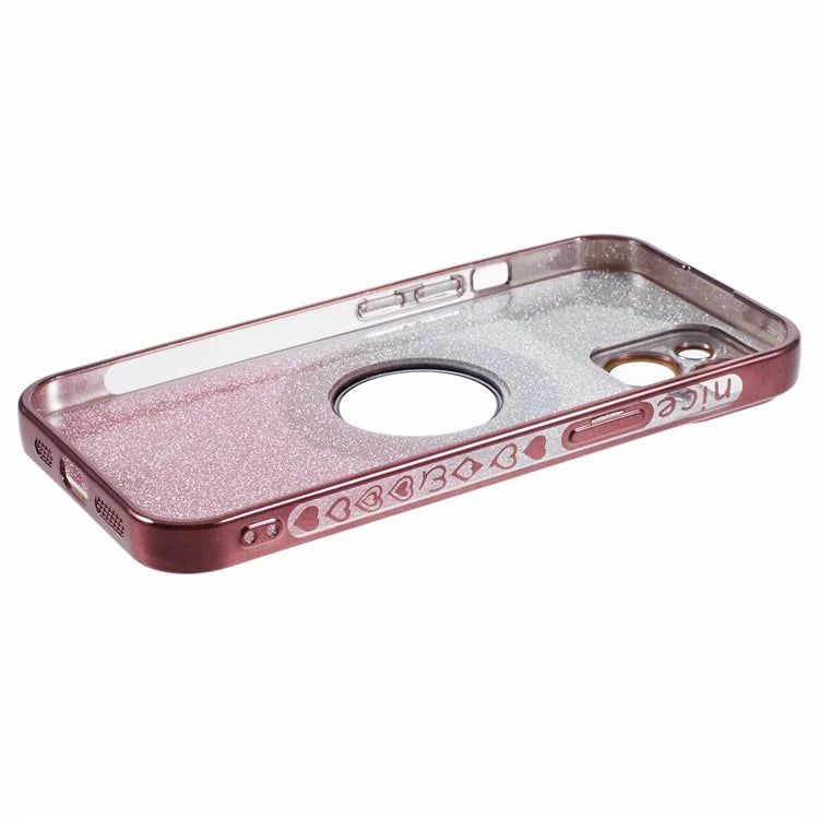 For iPhone 15 Plus Case Compatible with MagSafe Electroplating Slim TPU Phone Cover