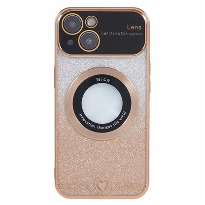 For iPhone 15 Plus Case Compatible with MagSafe Electroplating Slim TPU Phone Cover