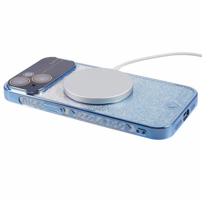 For iPhone 15 Plus Case Compatible with MagSafe Electroplating Slim TPU Phone Cover