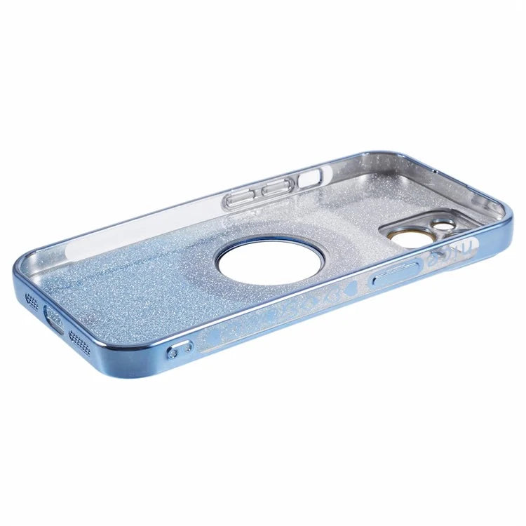 For iPhone 15 Plus Case Compatible with MagSafe Electroplating Slim TPU Phone Cover
