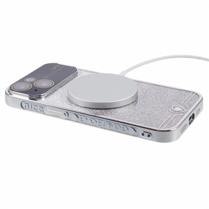 For iPhone 15 Plus Case Compatible with MagSafe Electroplating Slim TPU Phone Cover