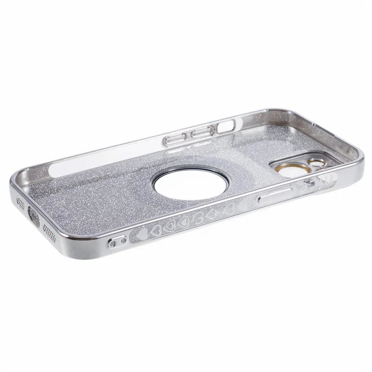For iPhone 15 Plus Case Compatible with MagSafe Electroplating Slim TPU Phone Cover