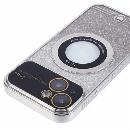 For iPhone 15 Plus Case Compatible with MagSafe Electroplating Slim TPU Phone Cover