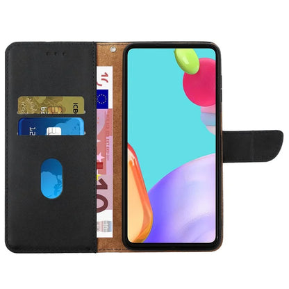 HT02 For OnePlus 12R 5G / Ace 3 5G Case Genuine Cow Leather Stand Wallet Cell Phone Cover
