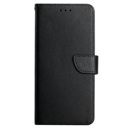 HT02 For OnePlus 12R 5G / Ace 3 5G Case Genuine Cow Leather Stand Wallet Cell Phone Cover