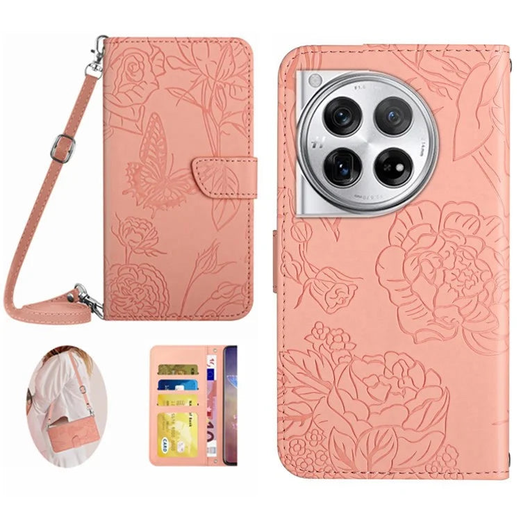 HT03 For OnePlus 12R 5G / Ace 3 5G Phone Case Shockproof Imprinted Leather Cover