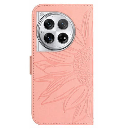 HT04 For OnePlus 12R 5G / Ace 3 5G Leather Phone Case with Wrist Strap