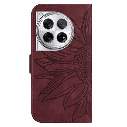 HT04 For OnePlus 12R 5G / Ace 3 5G Leather Phone Case with Wrist Strap