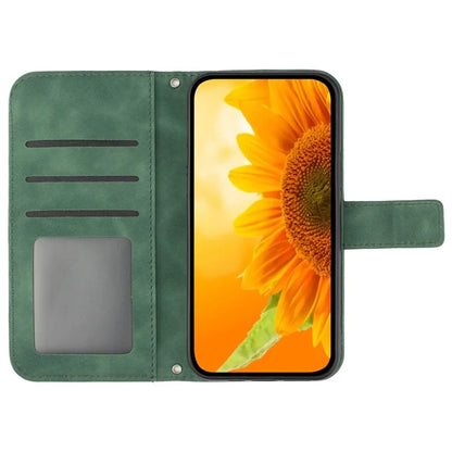 HT04 For OnePlus 12R 5G / Ace 3 5G Leather Phone Case with Wrist Strap