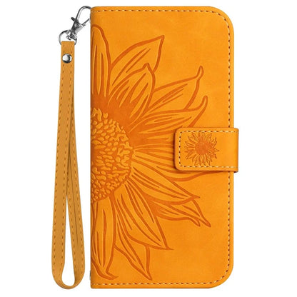 HT04 For OnePlus 12R 5G / Ace 3 5G Leather Phone Case with Wrist Strap