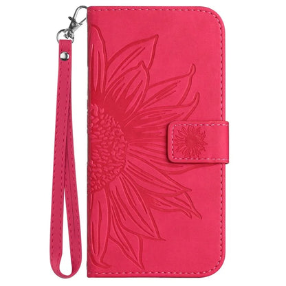 HT04 For OnePlus 12R 5G / Ace 3 5G Leather Phone Case with Wrist Strap