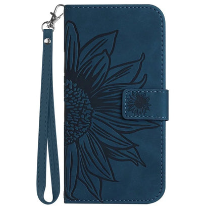 HT04 For OnePlus 12R 5G / Ace 3 5G Leather Phone Case with Wrist Strap