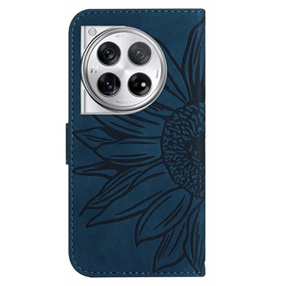 HT04 For OnePlus 12R 5G / Ace 3 5G Leather Phone Case with Wrist Strap